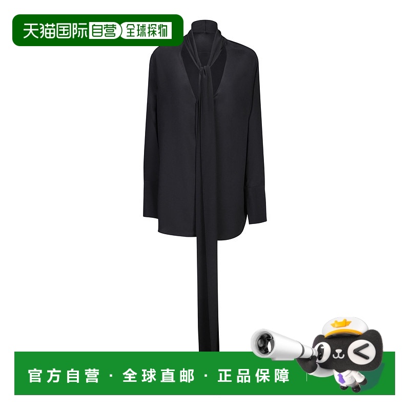 1小时内可退 GIVENCHY 女士衬衫 BW616Q14M8001 SS2024 黑色 Laga