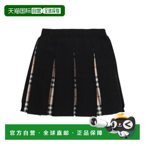 BURBERRY 女童半身裙 81305151 AW2026 花色 百褶半身裙