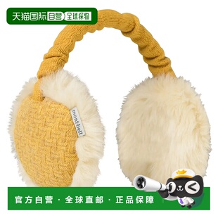 女童围巾丝巾 1118833YL Fur mont Ear Faux bell 黄色 1h可退