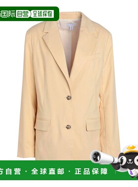 1h可退 潮奢 Topshop 女士 西装外套 yellow黄色 舒适时尚