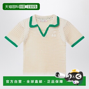 1h可退 潮奢 golden goose 女童 Elanita 毛衣(ivory/green)童装