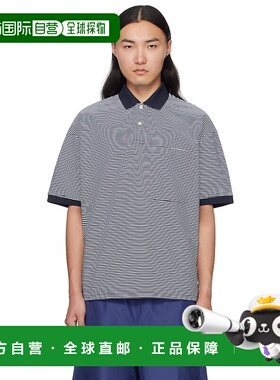 1h可退 潮奢 Daiwa 男士 海军蓝 & 白色 Tech Polo 衫 8802002070