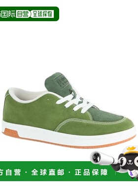 KENZO 男士运动鞋 FF55SN061L5749 SS2025 绿色 Dome低帮休闲鞋