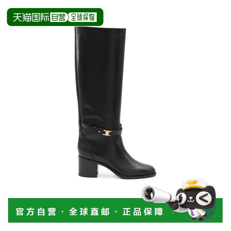 CELINE 女士高跟鞋 361883891C38NO CO 黑色 STIVALI厚底鞋图片