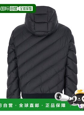 1h可退 潮奢 Fendi 芬迪 男士 Front 黑色可反穿连帽徽标拼缀高科