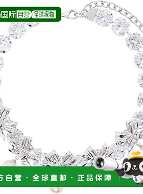 1h可退 潮奢 SHUSHU TONG 女士 银色 YVMIN 联名 Pearl Bow Knot