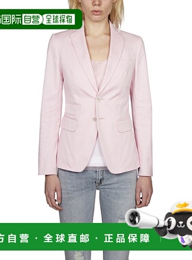 1h可退 潮奢 Dsquared2 二次方 女士 双纽扣弹力棉质夹克 JBN0509