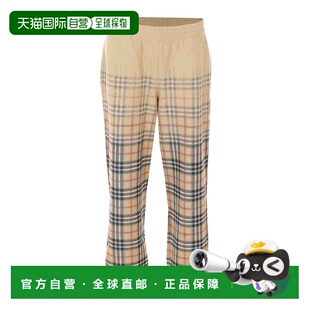 BURBERRY 男士健身裤 8119036 SS2026 浅棕色 Beige Gradient Che