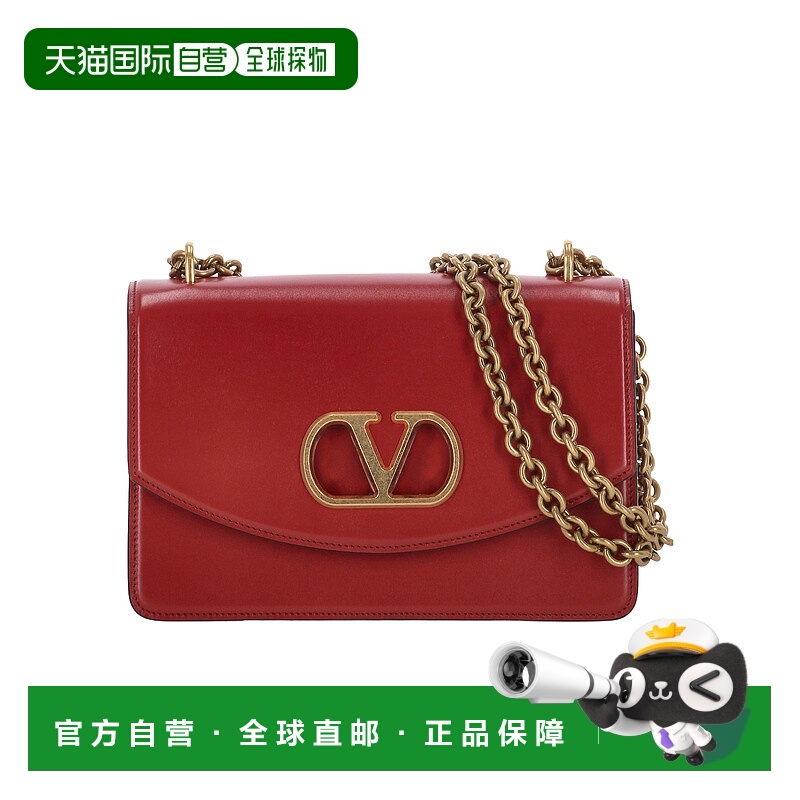 1h可退 VALENTINO 女士斜挎包 WB0R16GCB0RO SS2025 红色 翻盖单
