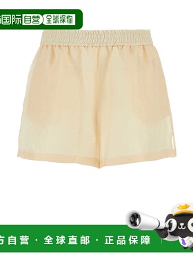 GIVENCHY 女士短裤 BW514J15LV105 AW2024 白色 Cream silk blend