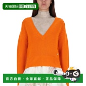 女士针织衫 K2623755 GANNI AW2025 黄色 Neck Sweater