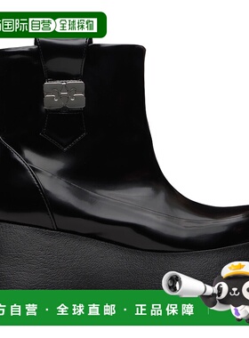 1h可退 潮奢 GANNI 甘尼 女士 黑色 Sue Platform 踝靴 S3135短靴