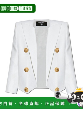 BALMAIN 女士西服 EF1SC225VF210FB SS2025 白色 Blazer Spencer