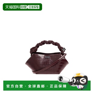 GANNI 女士手提包 B210002812520436 SS2026 酒红色 Handbag made