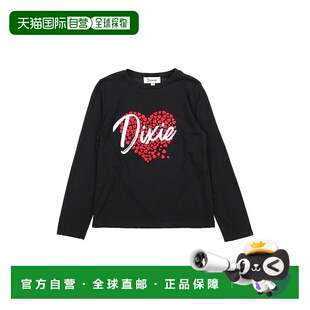 女童 Dixie T恤童装 black黑色 1h可退 舒适时尚 潮奢