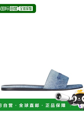 GIVENCHY 女士凉鞋 BE306FE2CC420 SS2025 蓝色 4G 渐变牛仔平底