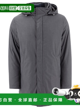 HERNO 男士夹克 PI001155U126389450 CO 灰色 长袖羽绒服外套