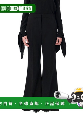 GIVENCHY 女士休闲裤 25PBW515W15YR001 SS2025黑色喇叭裤西装裤