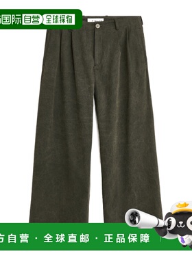 OUR LEGACY 男士休闲裤 M2264BAM SS2026 军绿色 腰带环休闲裤