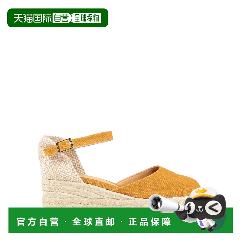 潮奢 CastaÑer 女士 帆布面凉鞋 brown棕色 舒适时尚