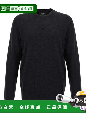 FENDI 男士针织衫 FZX091ASH3F0TY3 AW2025 灰色