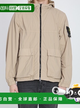 1h可退 潮奢 Stone Island 石头岛 男士 磨砂尼龙连帽夹克 L1S154