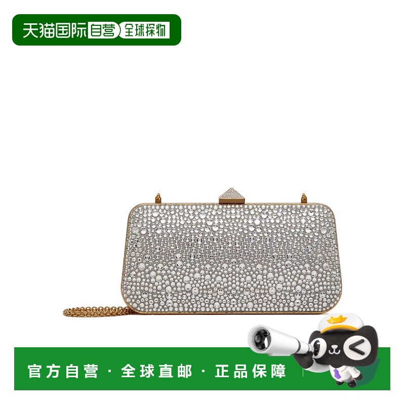 1h可退 VALENTINO 女士斜挎包 4W2B0L01SNMV3V AW2024 灰色