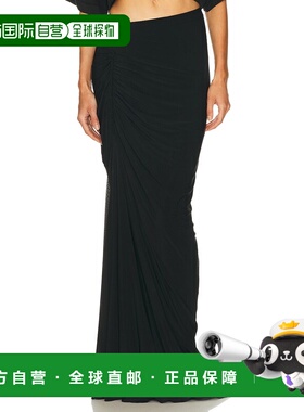 1h可退 潮奢 alaia 女士 褶皱半身裙 9J2378J050B