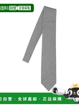 1h可退 TOM FORD 男士领带 STE001S0121ZBLAW AW2025 黑色