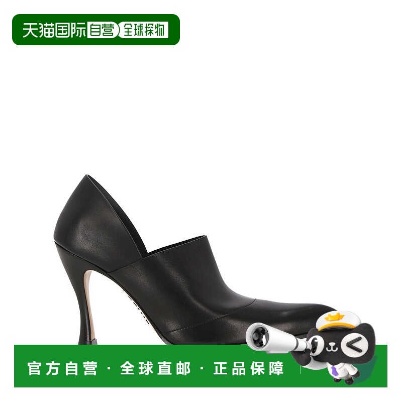 1h可退 LOEWE 女士高跟鞋 LLSOS01X011100 CO 黑色 Comic尖头高跟