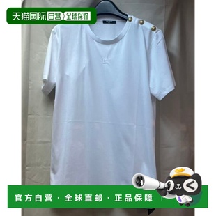 BALMAIN 男童T恤 BX8P21Z3186100OR SS2025 蓝色 短袖T恤