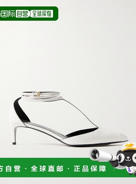 1h可退 潮奢 KHAITE 女士 Mia 皮质浅口鞋 F3085931OPTICWHITE131