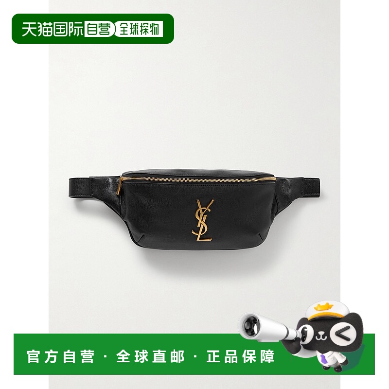 1h可退 潮奢 Saint Laurent 圣罗兰 女士 Cassandre 织纹皮革腰包