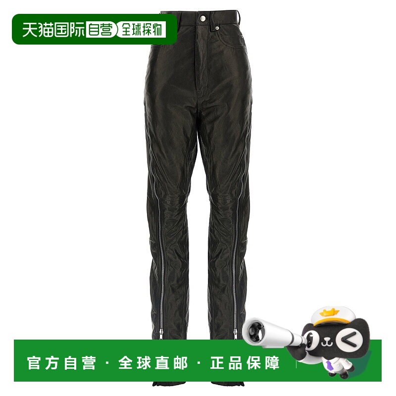 RICK OWENS 女士休闲裤 RP02E4360LNV09 AW2025 黑色
