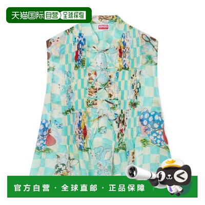 KENZO 女士背心吊带 FG52TO2399E160 SS2026 花色 无袖上衣