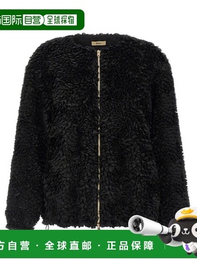 HERNO 女士外套 GC000553D127839300 SS2026 黑色 Mini ruffle ja