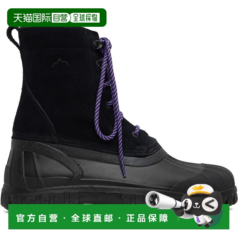 1h可退 潮奢 Diemme 男士 黑色 Anatra 踝靴 DI24FWANMX02S008BLK