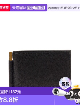 1h可退 TOM FORD 男士钱包 Y0231LCL158GNAA SS2026 黑色 Money C