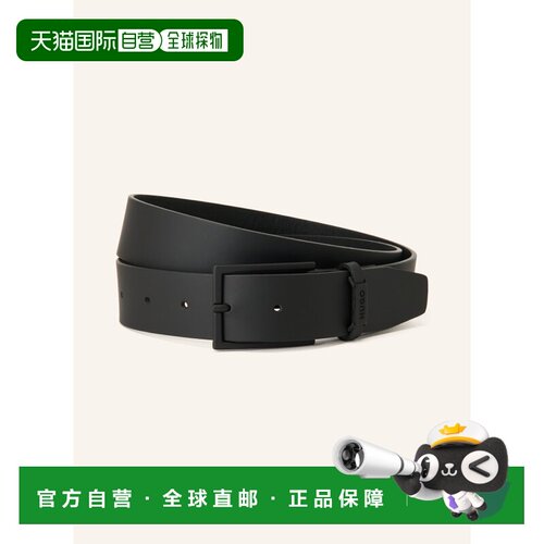 HUGO 男士腰带 100283384813001 CO 黑色 Leather belt GABRIEL