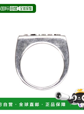 CELINE 男士戒指 460ZO6BRA36SI AW2024 灰色 标志细节戒指