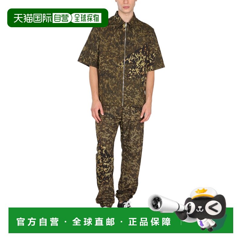 GIVENCHY 男士休闲裤 BM50VZ13TZ246 AW2021 绿色