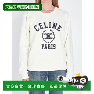 女士卫衣 长袖 RY0DR345FFYW4 白色 卫衣 AW2025 CELINE
