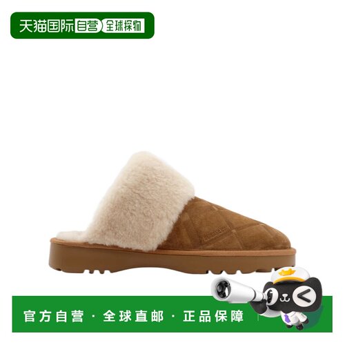 BURBERRY 女士凉鞋 81351981 AW2026 棕色 Flint 拖鞋