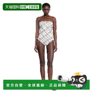 潮奢 格紋荷葉邊連身泳衣 Burberry 女士 81091481 巴宝莉 1h可退