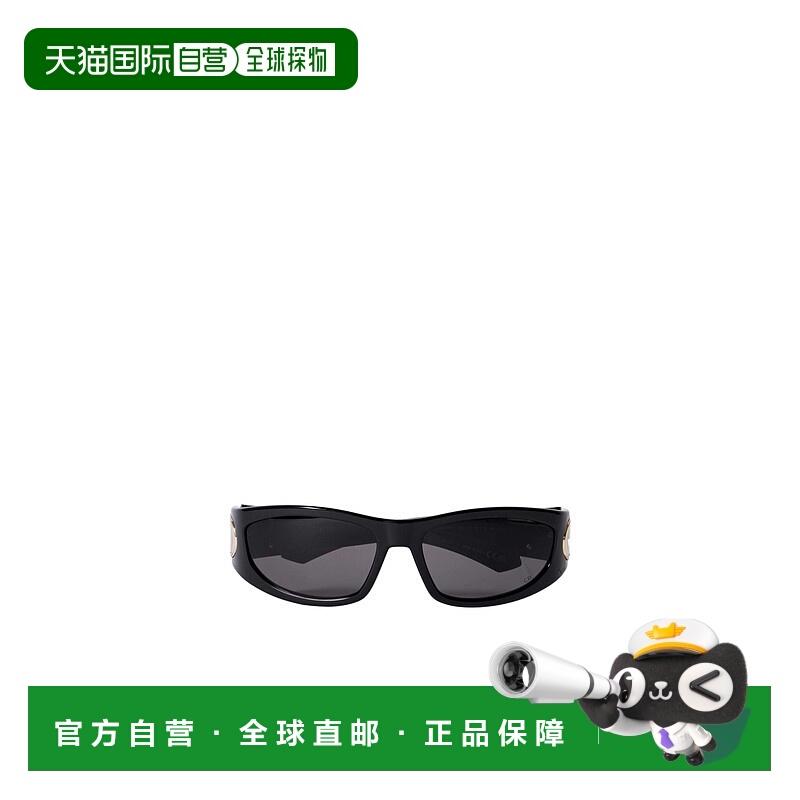 1h可退 DIOR 女士太阳镜 CD40202I01A SS2025 黑色 D 形框太阳镜