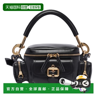 CHLOÉ 黑色 女士斜挎包 小型软皮相机 C24AS534N83001 1h可退