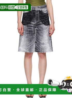 1h可退 潮奢 Andersson Bell 女士 黑色 Lace Paneled 牛仔短裤 a