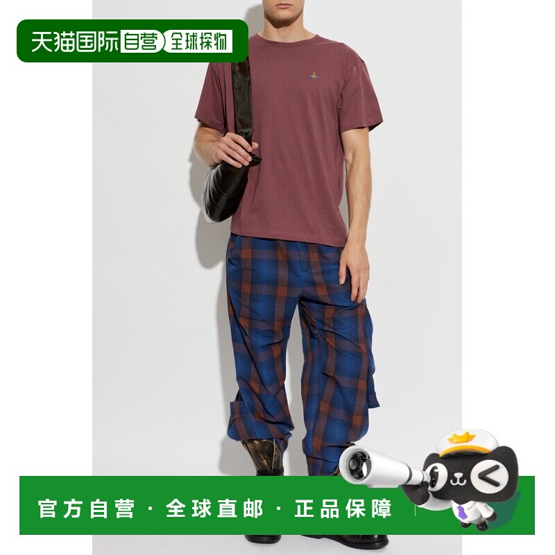 VIVIENNE WESTWOOD 男士T恤 3G010013J00BLI411短袖 - 实物图