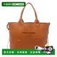 HOGAN 棕色托特包单肩包 AW2025 女士手提包 KBW01OA0300UH9S003