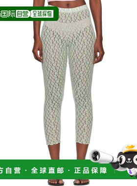 1h可退 潮奢 Baserange 女士 绿色 Serra 紧身裤 PASEL七分裤
